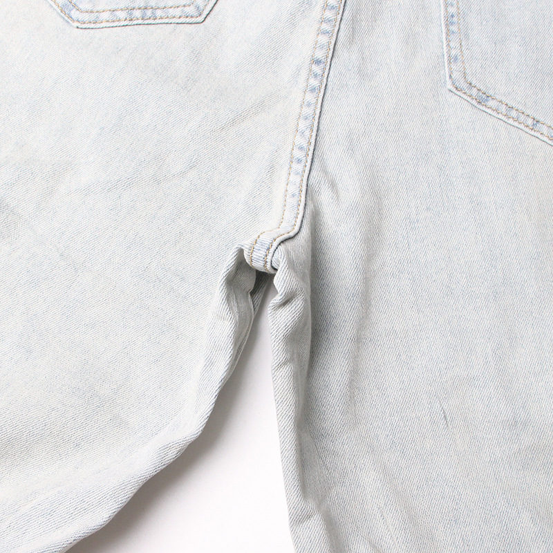 Gedraaide jeans met hoge taille voor dames