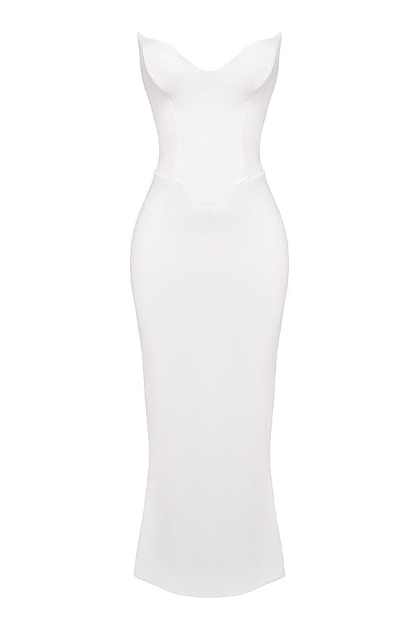 Strapless korsetjurkje