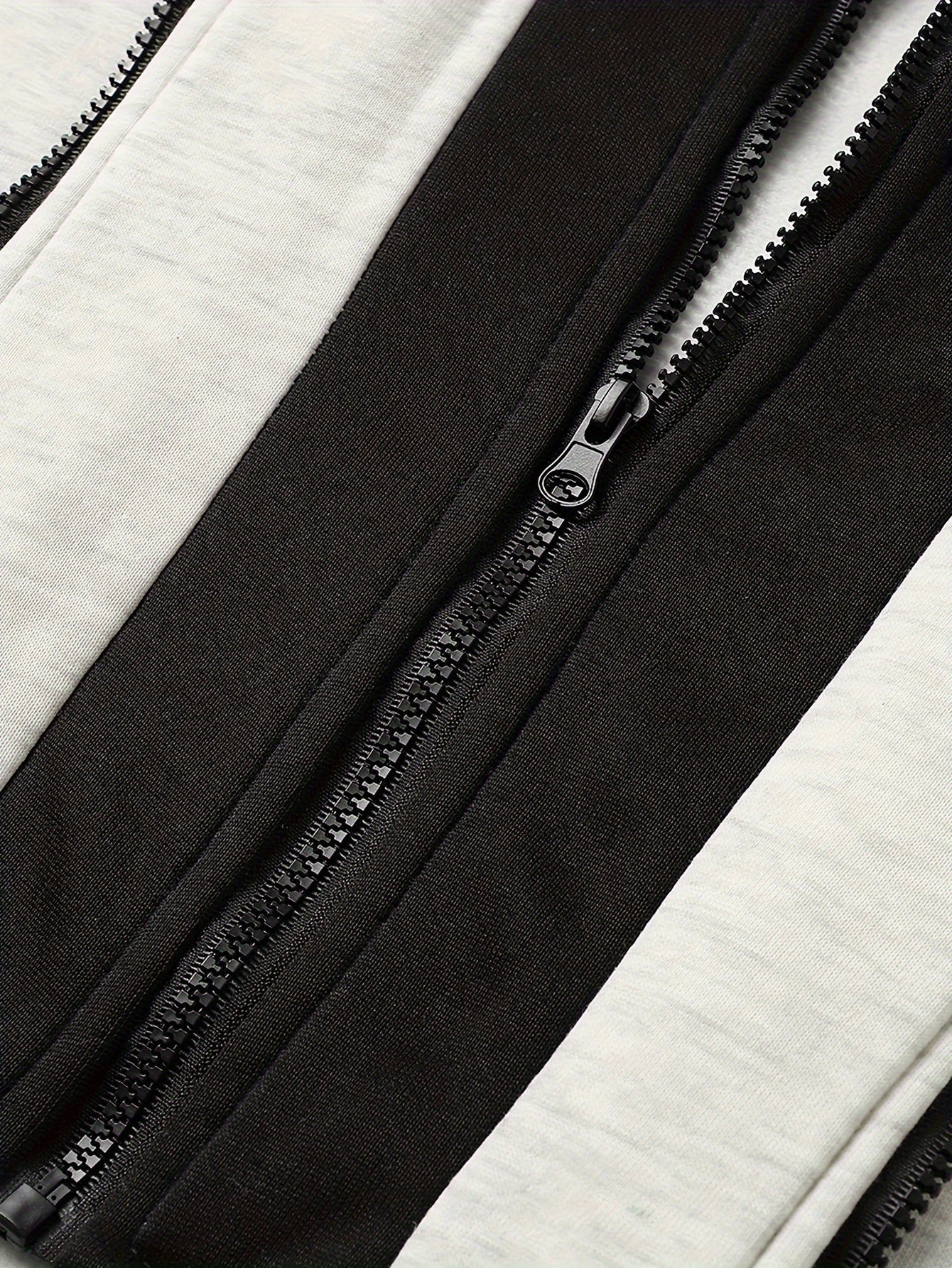 Hoodie met hoge kraag
