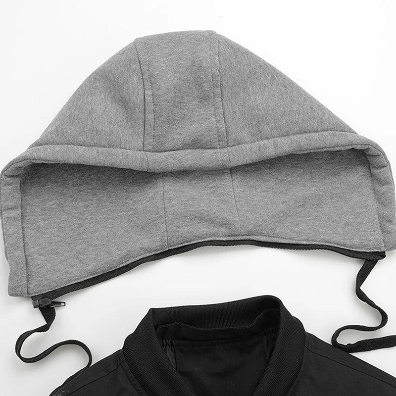 Ademend jack met capuchon