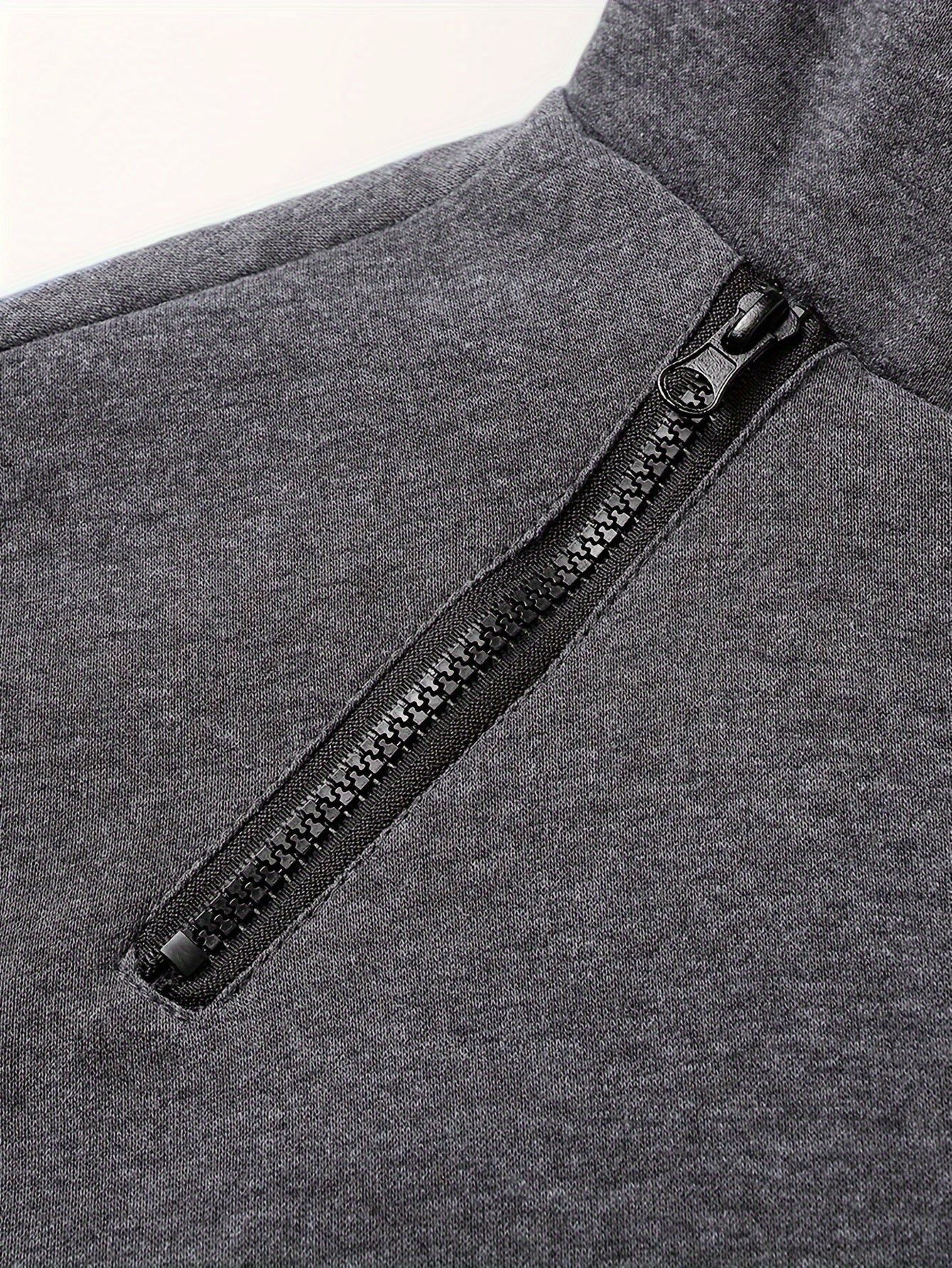 Hoodie met hoge kraag