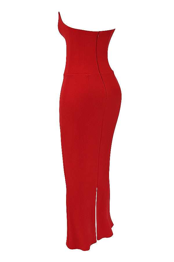 Strapless korsetjurkje