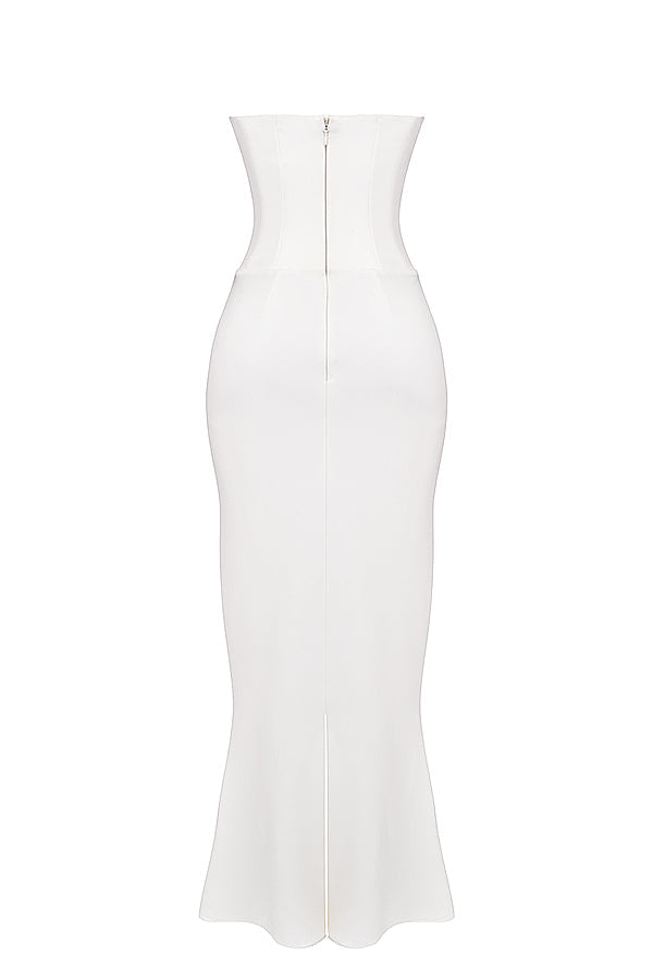 Strapless korsetjurkje