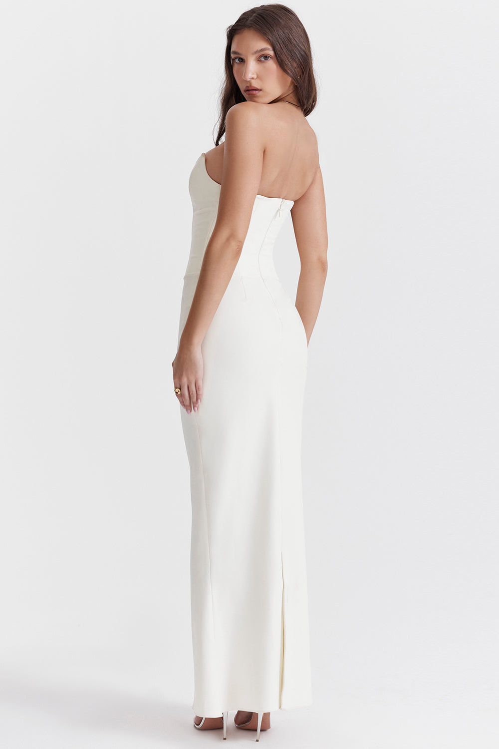 Strapless korsetjurkje