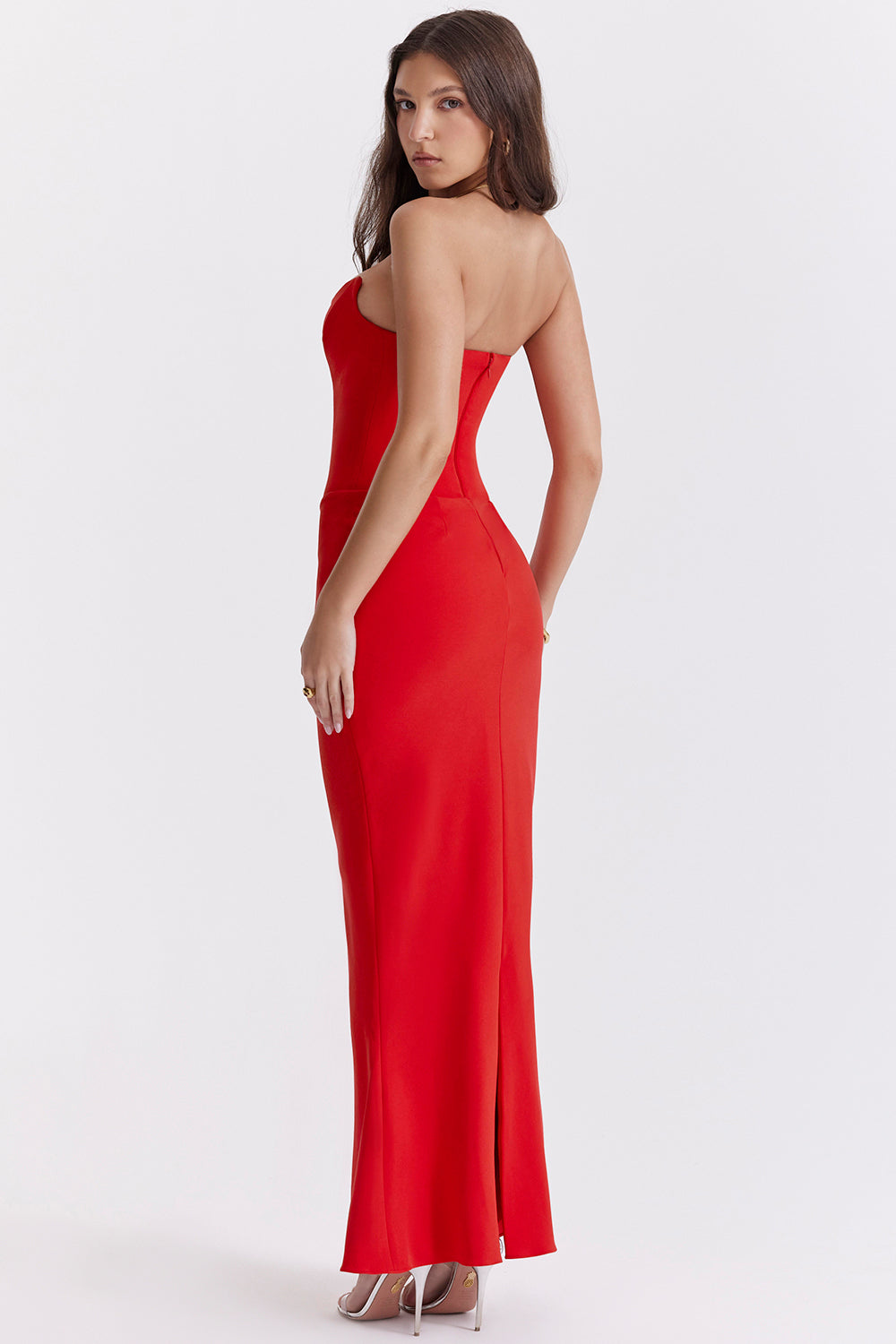 Strapless korsetjurkje
